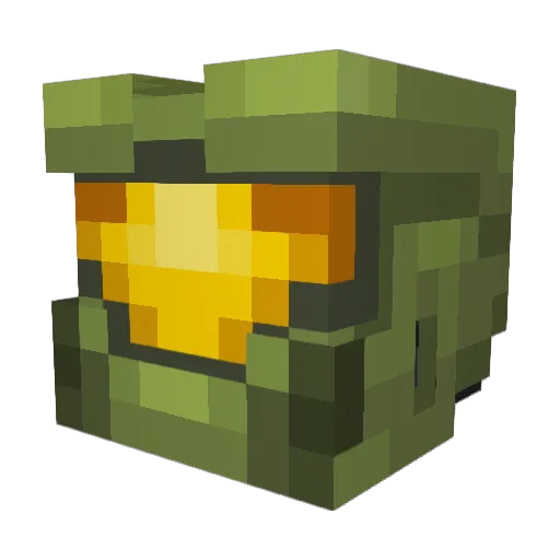 Mileeeeeee Minecraft avatar head, 3D render
