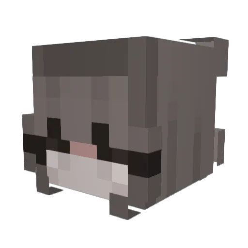 Mileena99 Minecraft avatar head, 3D render