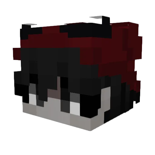 Milego1221 Minecraft avatar head, 3D render