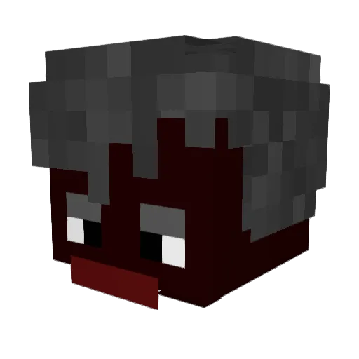 Mileh_1920 Minecraft avatar head, 3D render