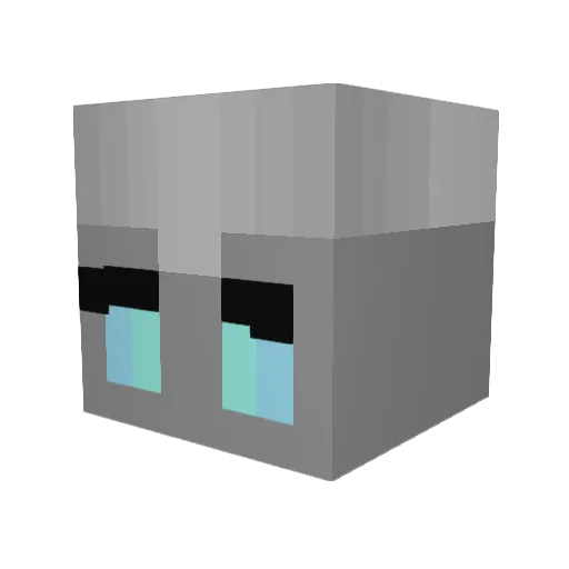 MilesB65 Minecraft avatar head, 3D render