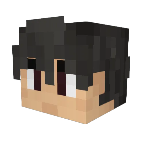 MilesCallisto Minecraft avatar head, 3D render