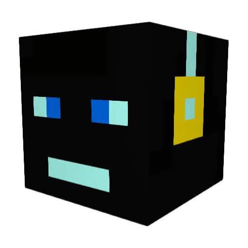 MilesRH Minecraft avatar head, 3D render