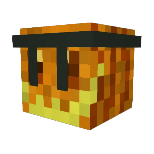 Milesllama Minecraft avatar head, 3D render