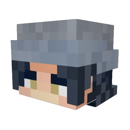Milez418 Minecraft avatar head, 3D render