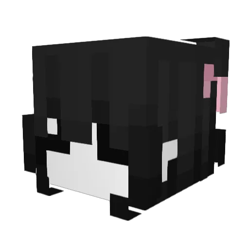 Milgoa Minecraft avatar head, 3D render