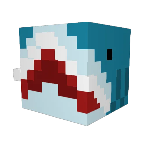 Mili732 Minecraft avatar head, 3D render