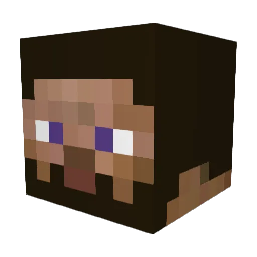 Miliano1301 Minecraft avatar head, 3D render