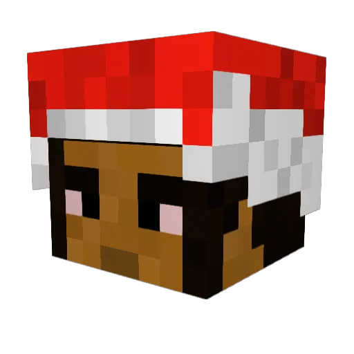 Miliki20 Minecraft avatar head, 3D render