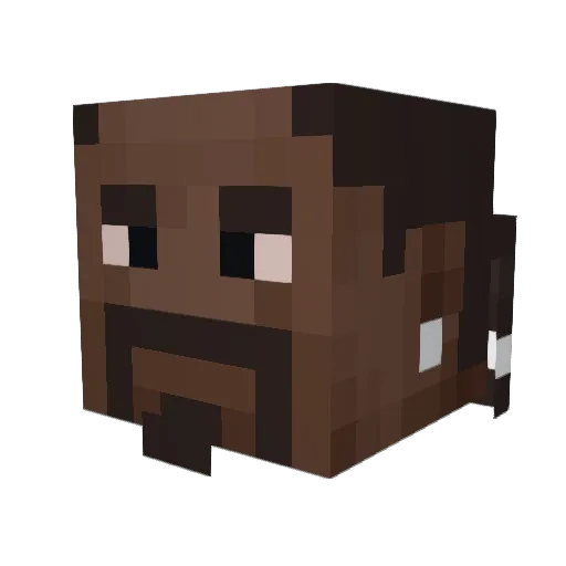 Military167 Minecraft avatar head, 3D render