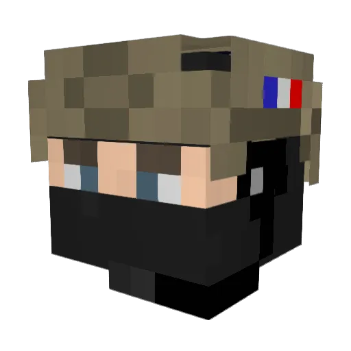 MilitaryIgonMyer Minecraft avatar head, 3D render