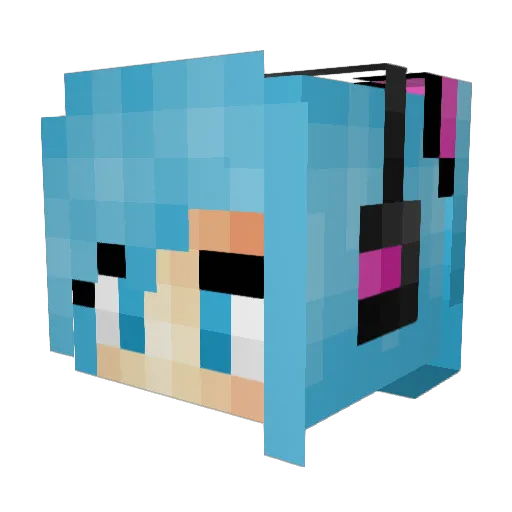 MilitaryMen Minecraft avatar head, 3D render