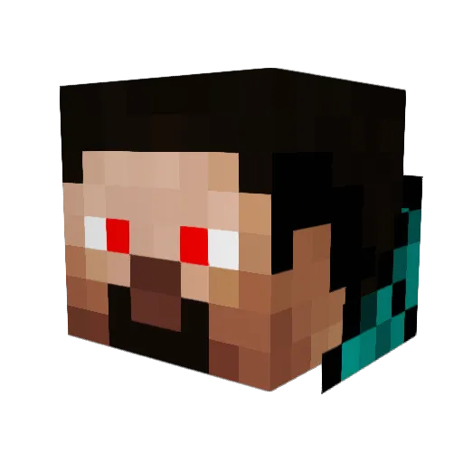 MilitaryMike Minecraft avatar head, 3D render