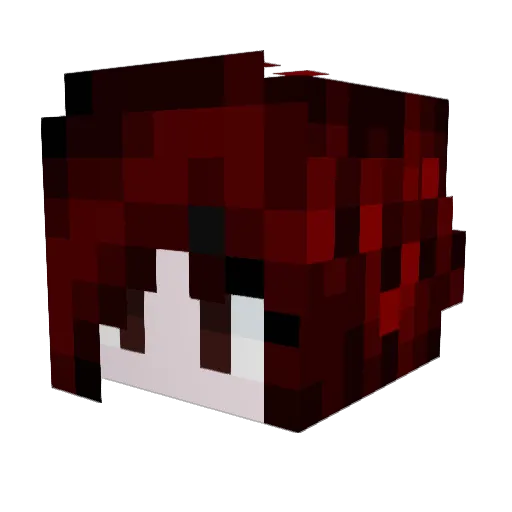MilitaryUnicorn Minecraft avatar head, 3D render