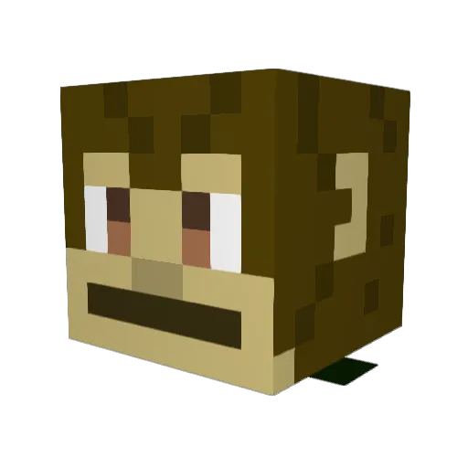 Militarym0nkey Minecraft avatar head, 3D render