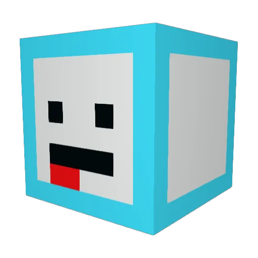 Milk5952 Minecraft avatar head, 3D render