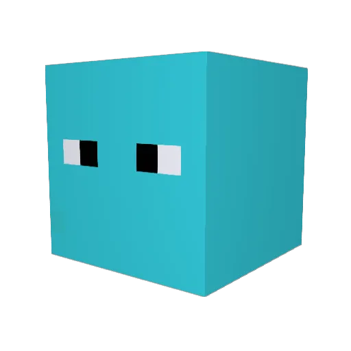MilkCarton217 Minecraft avatar head, 3D render