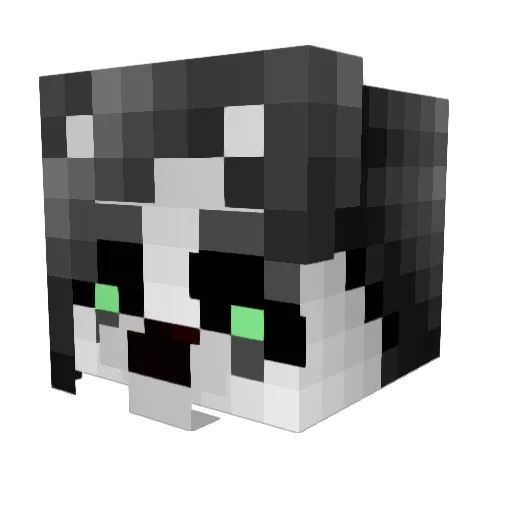 MilkJugg24 Minecraft avatar head, 3D render