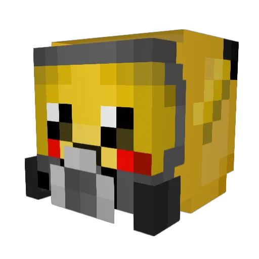 MilkMan1234 Minecraft avatar head, 3D render