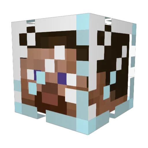 MilkMan4160 Minecraft avatar head, 3D render