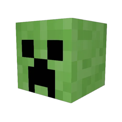MilkMan4900 Minecraft avatar head, 3D render