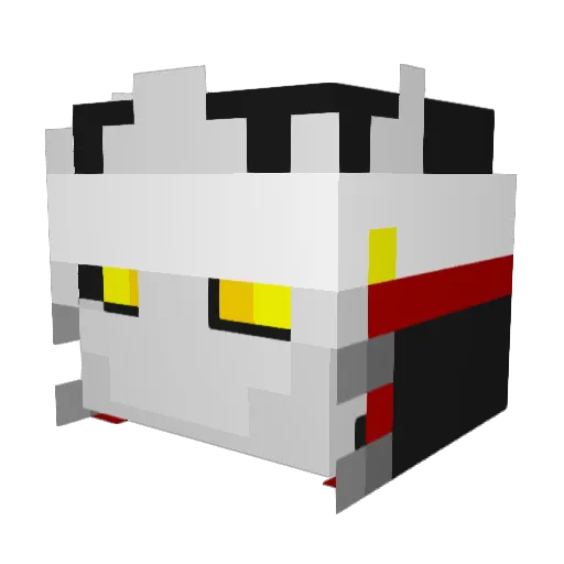 MilkManisCool Minecraft avatar head, 3D render