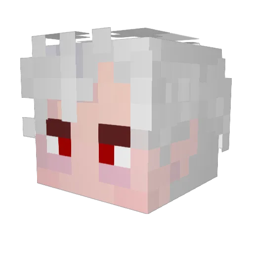 Milk_soda_ Minecraft avatar head, 3D render