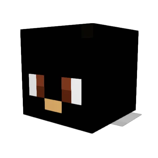 Milkanifier Minecraft avatar head, 3D render