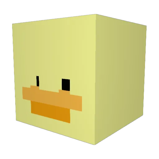 Milkdaddomatto Minecraft avatar head, 3D render