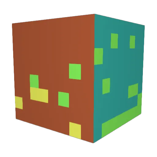 Milkfishh Minecraft avatar head, 3D render