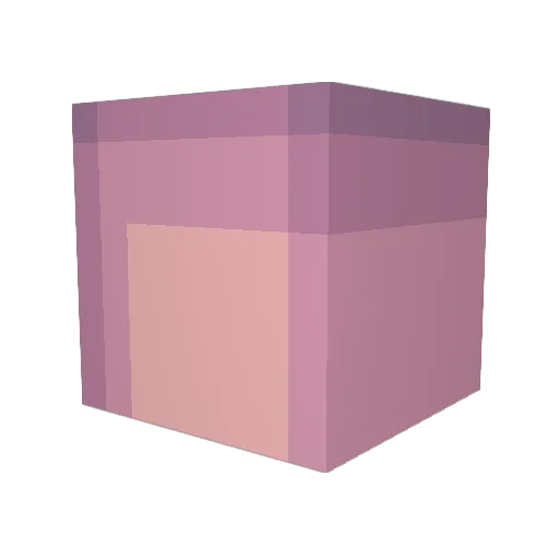 MilkieMilkers Minecraft avatar head, 3D render
