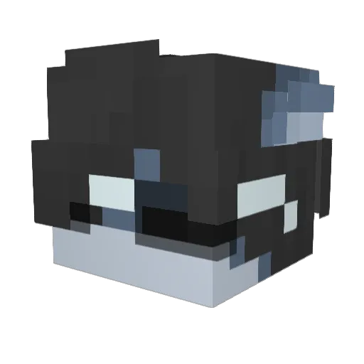 MilkingTrends Minecraft avatar head, 3D render