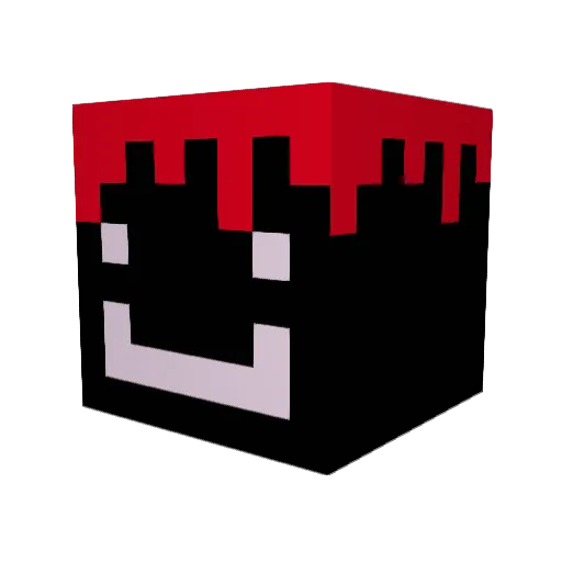MilkoPell Minecraft avatar head, 3D render