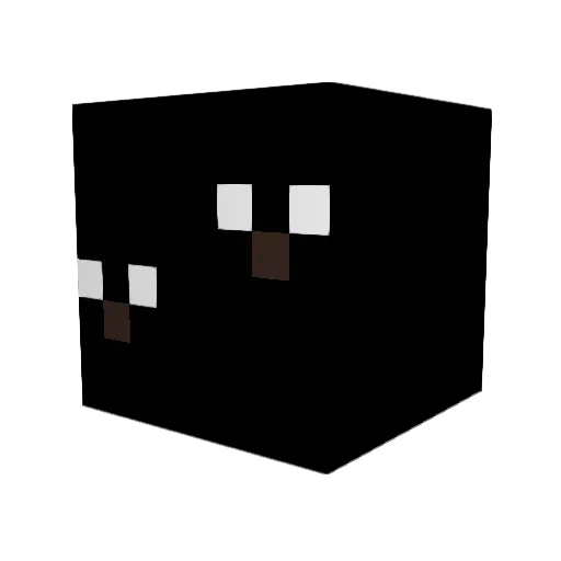 Milkwalker_ Minecraft avatar head, 3D render