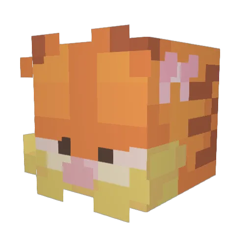 Milky8977 Minecraft avatar head, 3D render
