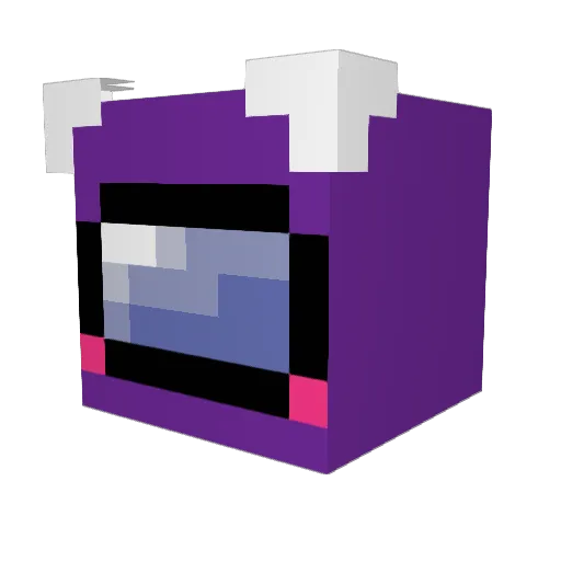 MilkyBlankets Minecraft avatar head, 3D render