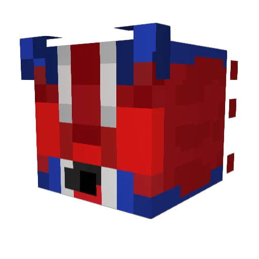 MilkyBrew6969 Minecraft avatar head, 3D render