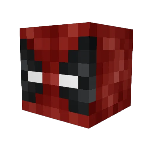 MilkyReaper Minecraft avatar head, 3D render