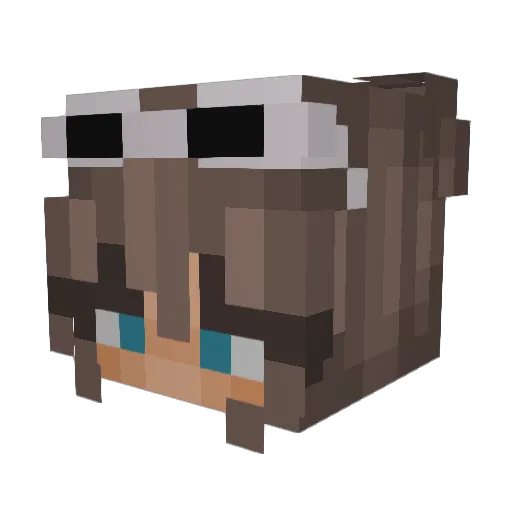 MilkyWaySystem Minecraft avatar head, 3D render