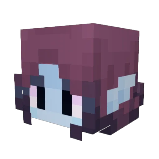 MilkyWay_CS Minecraft avatar head, 3D render