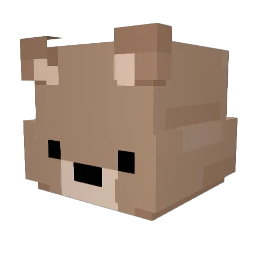 Milky_way0707 Minecraft avatar head, 3D render
