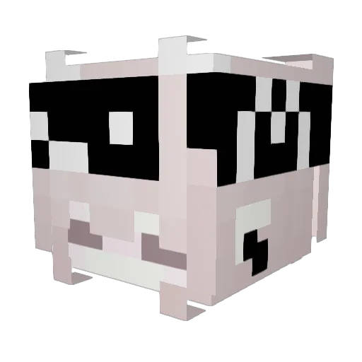 Minecraft-Avatar von Milkymoohn: Kopf als 3D-Render