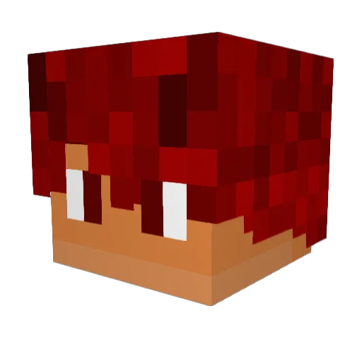 Milkyway1809 Minecraft avatar head, 3D render