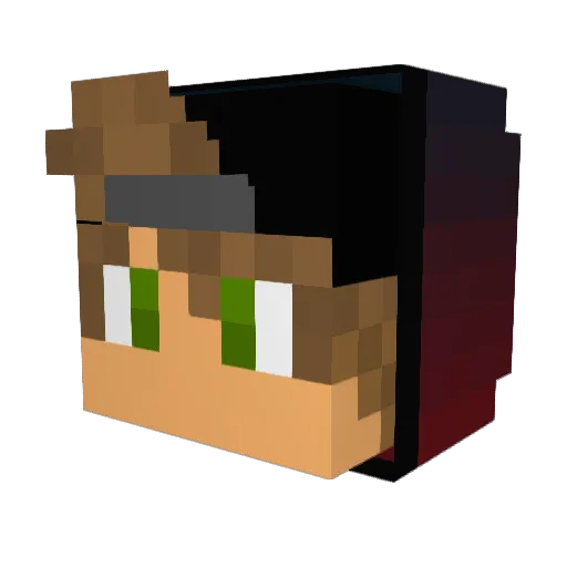 Milkyway30 Minecraft avatar head, 3D render