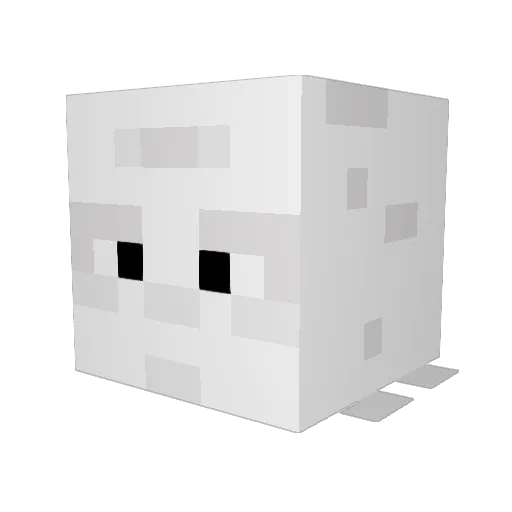 Mill2Kill Minecraft avatar head, 3D render