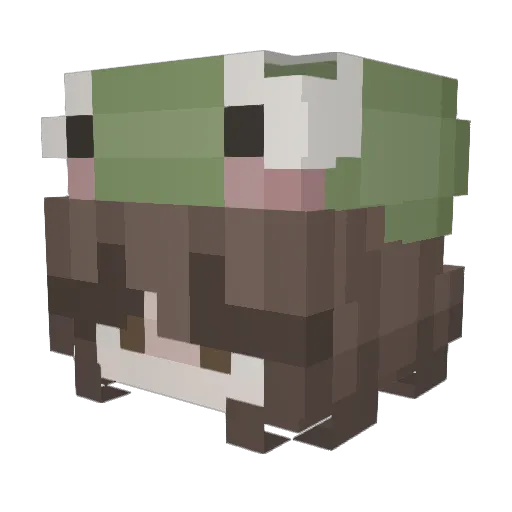 MillaSylvia Minecraft avatar head, 3D render