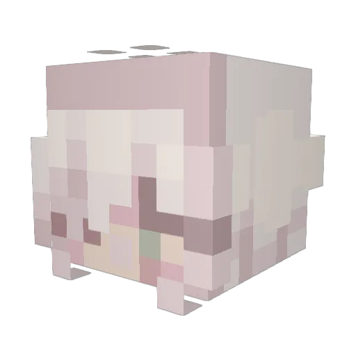 Millabloober Minecraft avatar head, 3D render