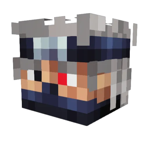 MillarBuilders Minecraft avatar head, 3D render