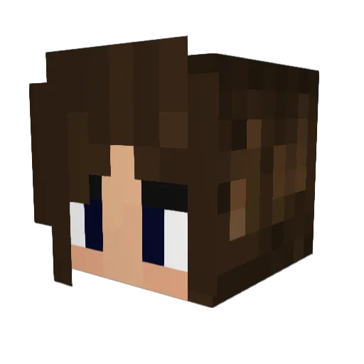Millberg Minecraft avatar head, 3D render