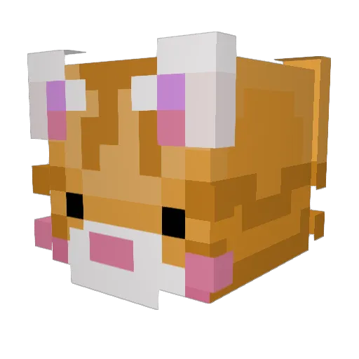 MilleMusse21 Minecraft avatar head, 3D render